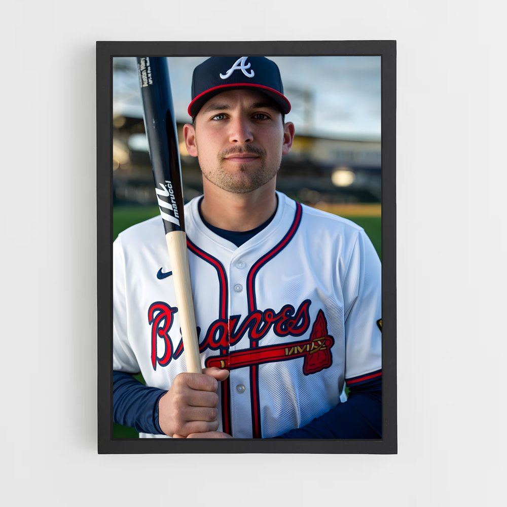 Poster Austin de riley – affiche Baseball (vue 2)